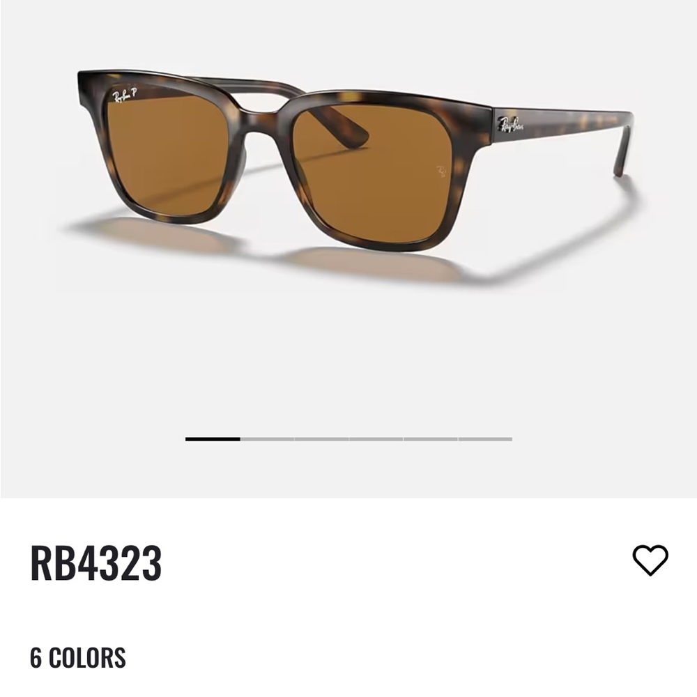 COPY - ray ban rb4323 brown light havana